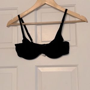 Black underwire Hanro bra